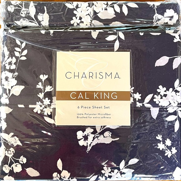 Charisma Bedding Charisma Cal King 6 Piece Sheet Set 0 Polyester